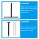 thumbnail image 3 of TABLETREANDS 2Jgo Soportes Negros Para Repisa De Pared Resistente Y Práctico Para Organización En Casa, 3 of 7