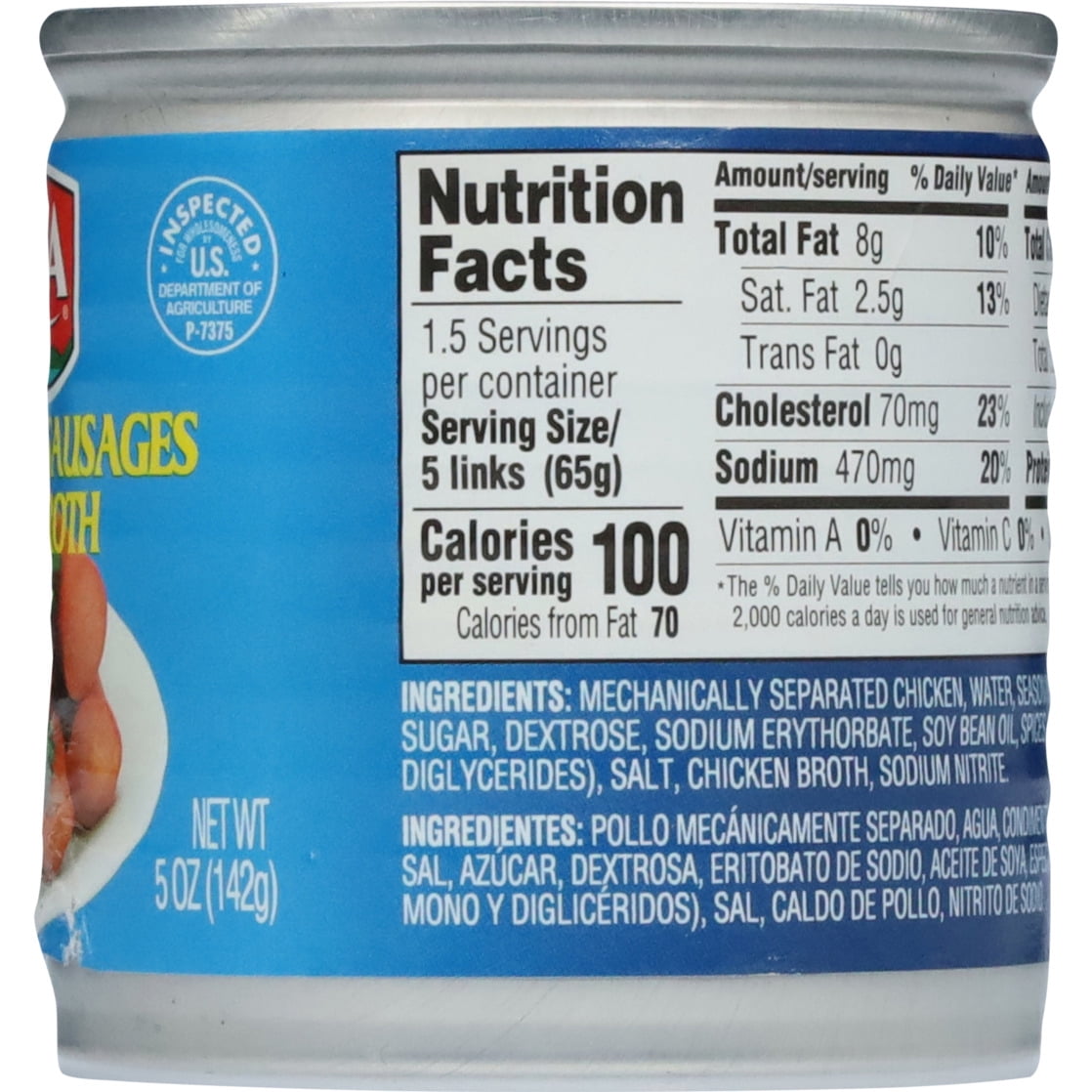 (9 pack) Iberia Chicken Vienna Sausages in Chicken Broth, 5 oz