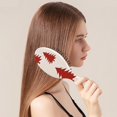thumbnail image 2 of Red Christmas Tree Pattern Hair Brush,Girls Detangling Hair Brush,Glide Through Tangles with Ease for Wet & Dry Hair,8.8"X2.8", 2 of 7