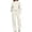 Beige, variant on Women Solid Loungewear 2 Piece Set, Crew Neck Loose Sweatshirt & Elastic Drawstring Wide Leg Pants Relaxed Home Wear True To Size