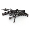 thumbnail image 3 of H018 - 50 pcs. Gunmetal Bobby Pins - 8mm Glue Pad - Ripple Pattern - 52mm x 8mm (2" x 0.3"), 3 of 4