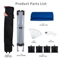 thumbnail image 3 of Heavyduty 10' x 10' Popup Canopy Tent, Straight Leg Instant Sun Shelter Blue Color, 3 of 3