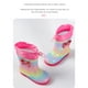 WIFORNT Enfants Arc-en-Ciel Bottes Imperméables Chaussures de Pluie en Caoutchouc Léger Antidérapant pour les Filles Garçons – image 3 sur 6