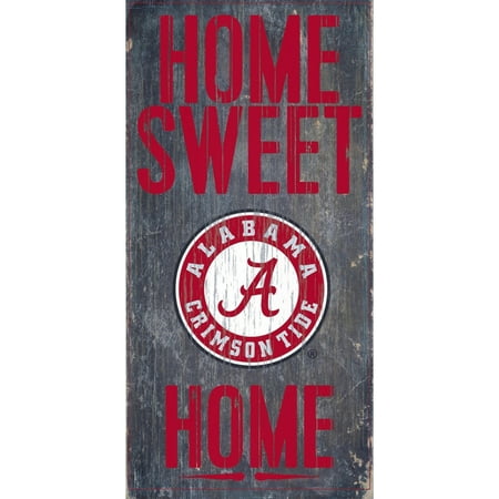 - Alabama Crimson Tide 6'' x 12'' Home Sweet Home Sign - No Size