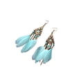 thumbnail image 2 of Pendientes de plumas Qarigey para mujer Joyería negro Cómodo Clásico Elegante, 2 of 6