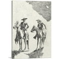 thumbnail image 1 of ARTCANVAS By N By Harado Halted An Turned Round Canvas Art Print by Frederic Remington - Size: 40" x 26" (0.75" Deep), 1 of 9