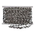 thumbnail image 2 of Belagio 5/8" Wide x 25 Yards, Zig Zag Silver Sequin Trim, 1 Bolt, 2 of 3
