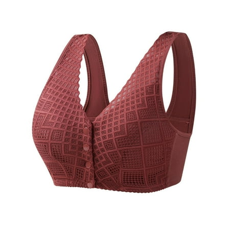 

Cntydi Bras for Women Woman s Printing Gathered Together Daily Bra Underwear No Rims Gifts for Women