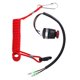 thumbnail image 1 of Cable de interruptor de apagado yuxing Mercury Tohatsu Rojo, 1 of 5