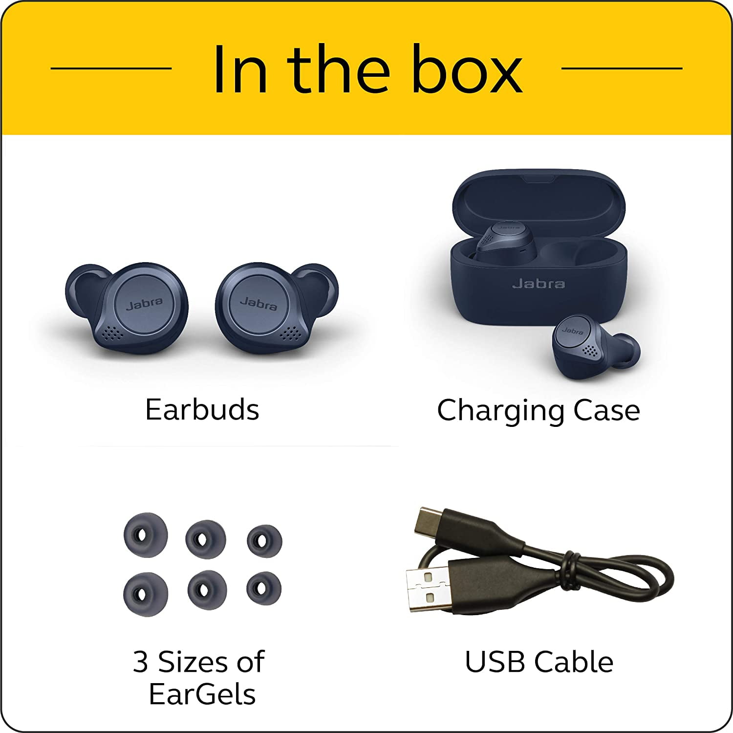 jabra elite active 75t true wireless earbuds with wireless charging case