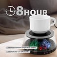 thumbnail image 3 of Wekvgz Coffee Mug Warmer Safe Electric Coffee Cup Warmer with Light Creative Ceramic Cup Warmer Intelligent Glass Cup Warmer Mug Heater Auto Shut Off 4 Temperature Setting for Coffee Tea Milk, 3 of 11