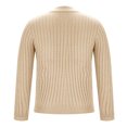 thumbnail image 4 of WAENQINLA Men's Cable Knit Sweaters Oversized Chunky Crewneck Pullovers Winter Warm Solid Long Sleeve Knitted Sweater, 4 of 7