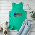 thumbnail image 4 of AnuirheiH American Flag Crop Tank Tops for Women 4th of July Clothes Sleeveless Patriotic Shirts Women Sunflower Printing Round-Neck Sleeveless Shirt Casual Tank Tunic Tops Blouse, 4 of 5