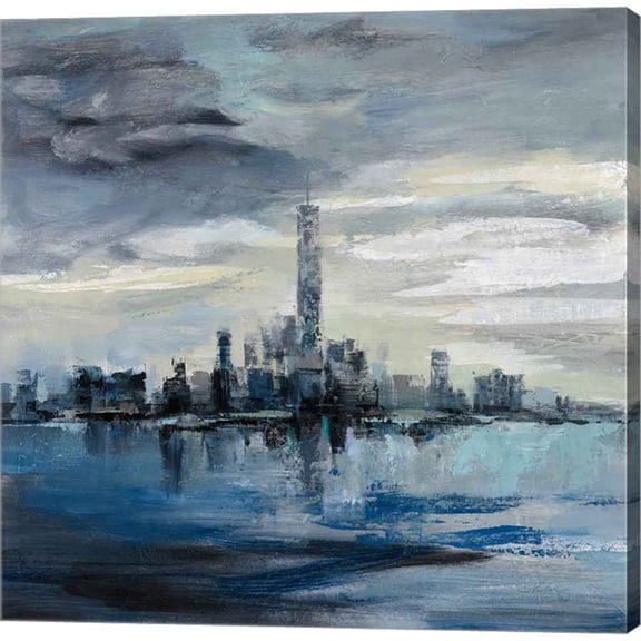 Great Art Now Manhattan Winter by Silvia Vassileva, Canvas Wall Art, 24W x 24H