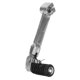 thumbnail image 5 of Palanca de cambios plegable universal para motos de cross de 50 cc a 160 cc, ATV, motocicletas, accesorios, color plateado, 5 of 7