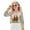 Brown Horse Cherry Tree, variant on Stylish Girls Crop Top Long Sleeve Crewneck Cropped Sweatshirt Comfy Sweater for Fall Winter Fashion Age 9-10 Kids Youth Teens, Cat Peach Blossom
