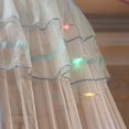thumbnail image 4 of Princess Style Hung Dome Mosquito Net Lace  Bed  for Crib Twin Double Full Queen Bed(No light string included), 4 of 7