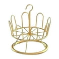 thumbnail image 1 of Zapatero giratorio multifuncional de gran capacidad, zapatero circular de pie Oro 1 nivel, 1 of 9