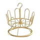 thumbnail image 1 of Zapatero giratorio multifuncional de gran capacidad, zapatero circular de pie Oro 1 nivel, 1 of 9