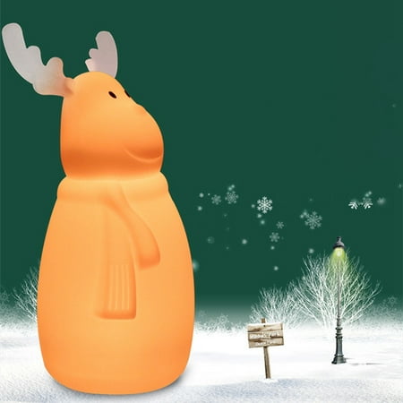 

RGB 16 Colors Table Lamp LED Night Light Lamp New Year Ornament Deer