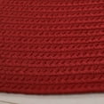 thumbnail image 4 of SAFAVIEH Braided Rishika Solid Machine Washable Reversible Area Rug, Rust, 6' x 6' Round, 4 of 11