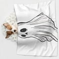 thumbnail image 6 of Naloa Cute Ghost Simple Drawing Dog Blanket, 3 Sizes Cat Blanket for Indoor Cats Large Medium Small Dog Gifts-Medium, 6 of 8