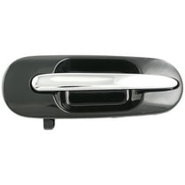Dorman 92763 Rear Driver Side Exterior Door Handle for Specific Honda Models, Chrome Lever and Black Housing