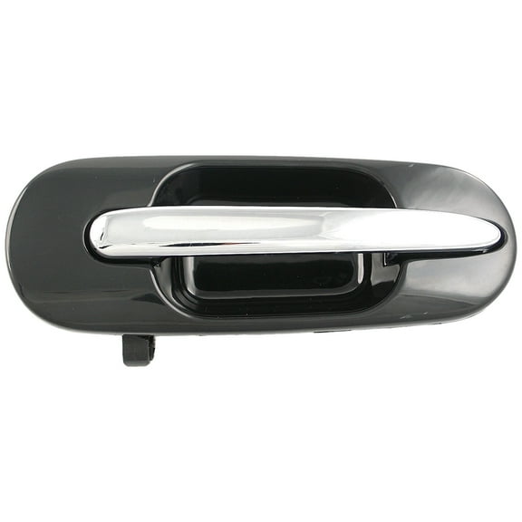 Dorman 92763 Rear Driver Side Exterior Door Handle for Specific Honda Models, Chrome Lever and Black Housing