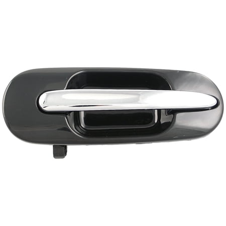 Dorman 92763 Rear Driver Side Exterior Door Handle for Specific Honda Models Chrome Lever and Black Housing