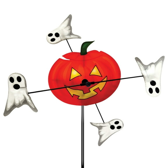 Pumpkin Ghosts Whirligig Wind Spinner