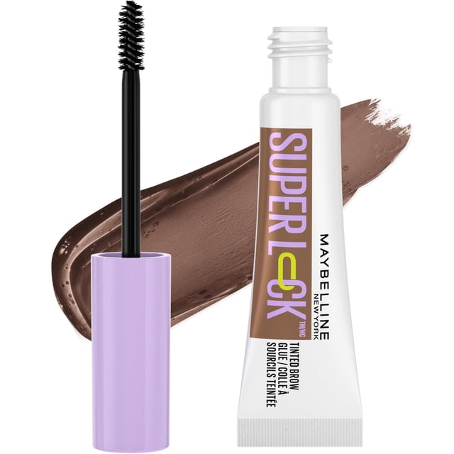 Gel para Cejas MAYBELLINE Super Lock Brow Glue Marrón Medio