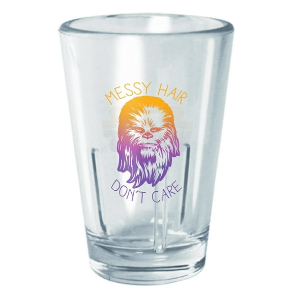 Star Wars Chewbacca Messy Hair Tritan Shot Glass Clear 2 oz.