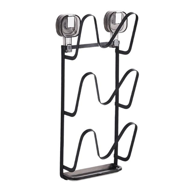 Organizador de tapas de ollas, armario para tablas de cortar, 3 niveles, acceso práctico para cocina Gris