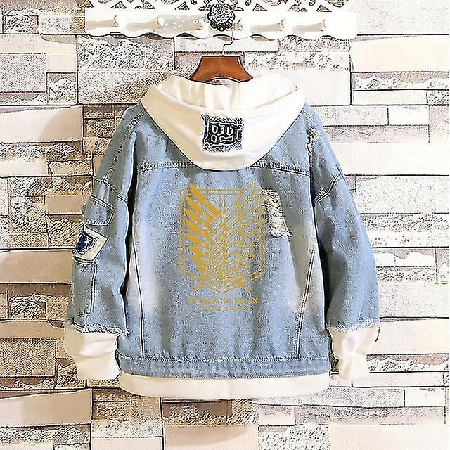 Scout Regiment Aot Jean Jacket 2022 Attack On Titan Jeans Jacket