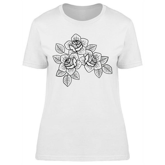 Three Roses  T-Shirt Women -Image by Shutterstock, Female Small