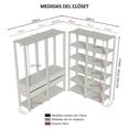 thumbnail image 3 of Ropero Closet Madesa Valencia 358cm MN 03, 3 of 7