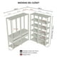 thumbnail image 3 of Ropero Closet Madesa Valencia 358cm MN 03, 3 of 7