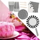 thumbnail image 5 of Juego de vajilla de fiesta de papel Colcomx a rayas desechable Negro, 5 of 8