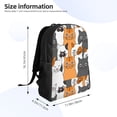 thumbnail image 4 of Fotbe Funny Cats Mochila de Viaje para Laptop, Mochila Ejecutiva Delgada y Resistente 15.6", 4 of 8