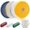 6 Inch, variant on 8 count 4 Inch Polishing Buffing Wheel Kit for Bench | 1/2" Arbor Hole Buffing Wheels with 3 Polishing Compound and Gloves for Metal,Stainless Steel,,,Glass,Ceramic ect