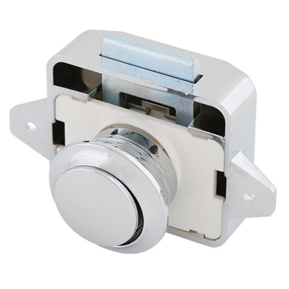 Push Button Drawer Cupboard Cabinet RV Caravan Catch Latch Knob Handle Locks