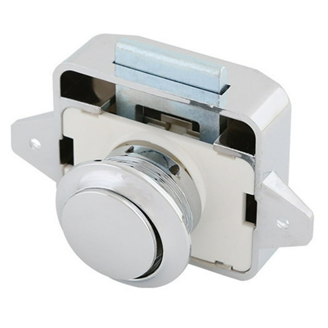 Push Button Drawer Cupboard Cabinet RV Caravan Catch Latch Knob Handle Locks
