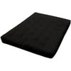 Gold Bond 624 7 in. Feather Touch I Loveseat 54 x 54 in. Microfiber Mattress, Black