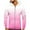 Pink, variant on QUINDOS Mens Sweatshirts Zip up Gradient Color Full Zip Quilted Hoodies for Men Long Sleeve Casual Pullover Tops Kangaroo Pocket