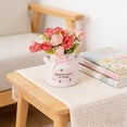 thumbnail image 6 of Low-Maintenance Artificial Flower Bonsai with Ceramic Vase, Potted Floral Decor for Home Office Desk Easter Decor, Stylish Shelf Decoration and Table Centerpiece Easter Display, 3.1*2.5in, B, 6 of 6