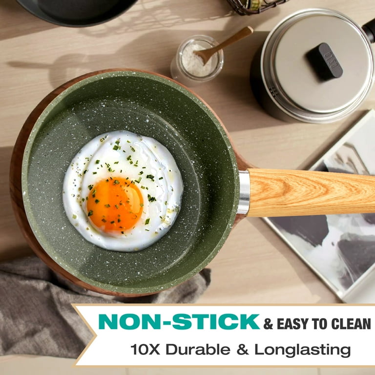 Nonstick Cookware Set - 18 PCS Stackable Pots and Pans Set Detachable  Handle Camping Cookware, Granite Kitchen Cookware Sets Removable Handle,  Non