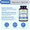 thumbnail image 2 of Why Not Natural Magnesium Glycinate 500 mg Capsules Supplement - Vegan, 100% Pure, No Filler - Supports Sleep and Relaxation, 2 of 6