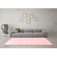 thumbnail image 3 of Ahgly Company Indoor Square Solid Red Modern Area Rugs, 7' Square, 3 of 4