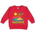 thumbnail image 2 of Inktastic I Love Antigua Toddler Sweatshirt, 2 of 4