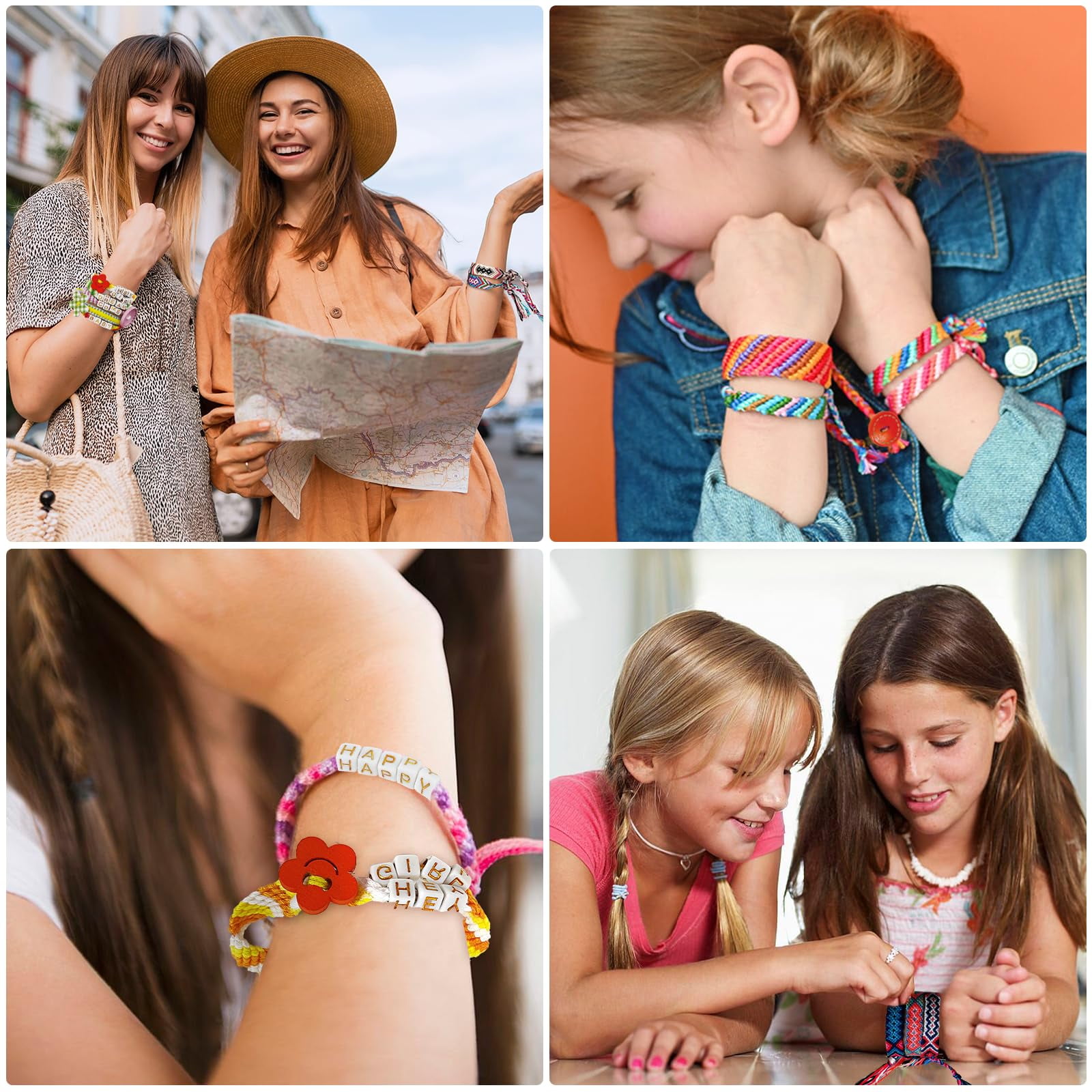 Arts and Crafts for Kids Ages 8-12,Friendship Bracelet Making Kit for Girl,Kids Jewelry Making Kit with 28 Pre-Cut Threads,Christmas Birthday Gifts for Ages 6 7 8 9 10 11 12 Year Old Pink